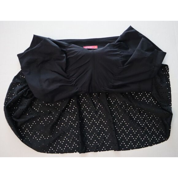 Terry 613104A3000 Women's Sz M Black Eyelet Pattern Rebel Cycling Skort - Picture 11 of 12